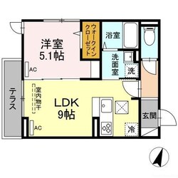 Dスクエア北野町の物件間取画像